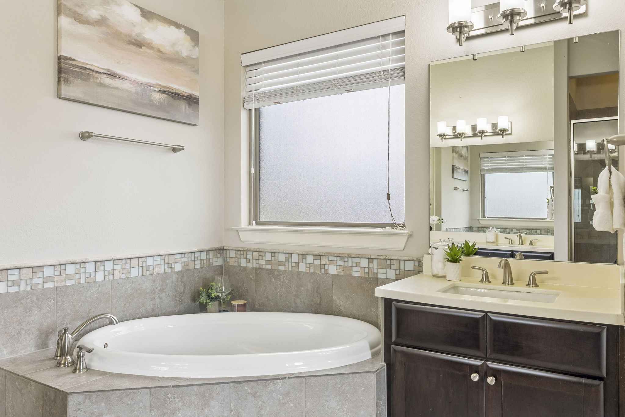 Downstairs Primary Bathroom Soaking Tub