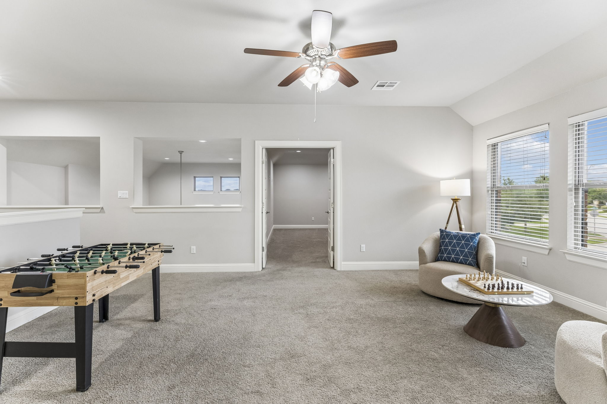 Upstairs Living / Game Room, Open to Downstairs