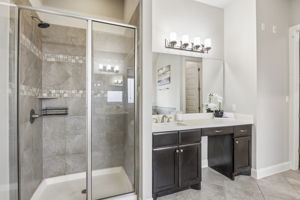 Downstairs Primary Separate Shower