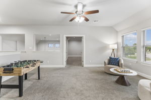 Upstairs Living / Game Room, Open to Downstairs