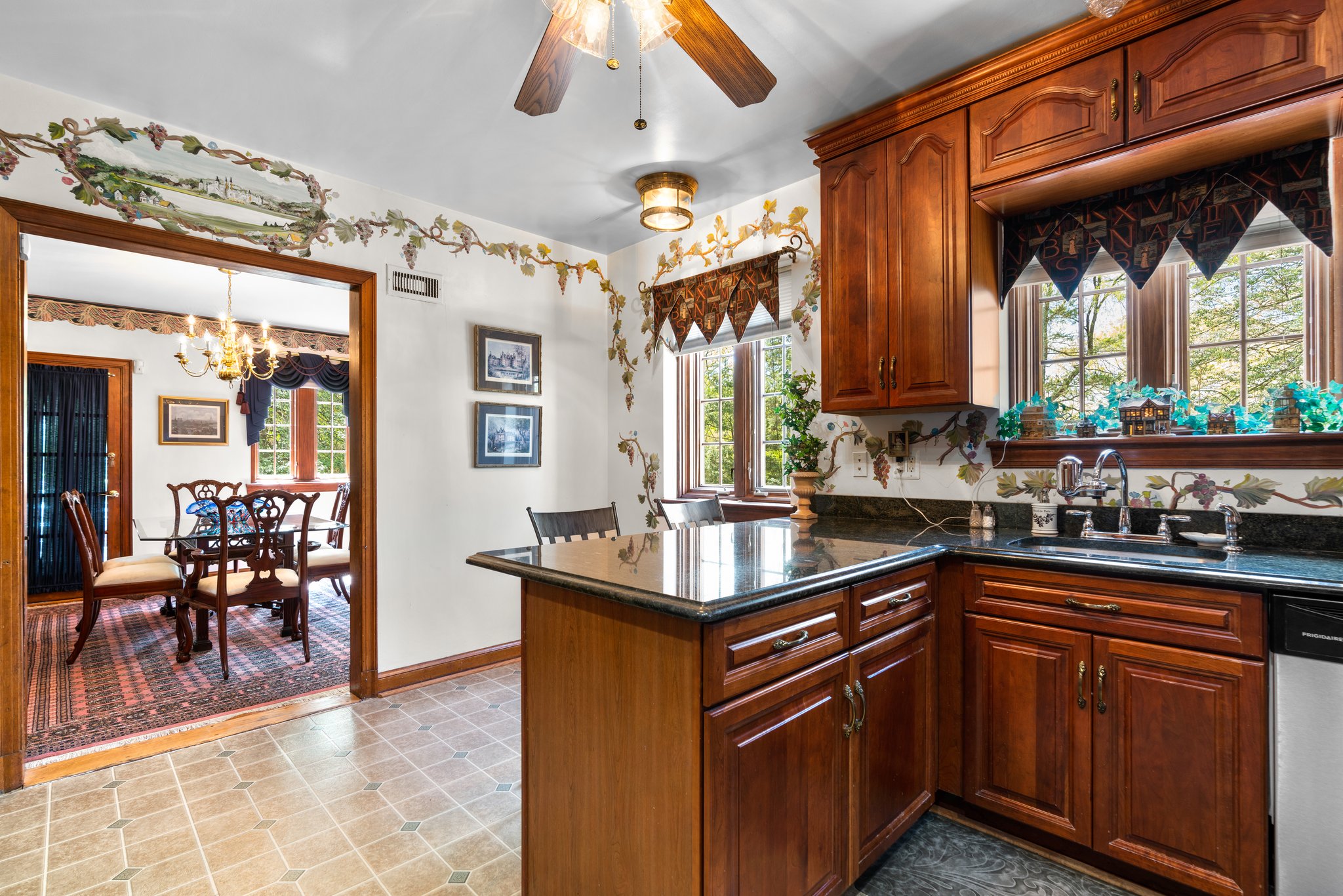 Kitchen and Dining Room and Deck Access