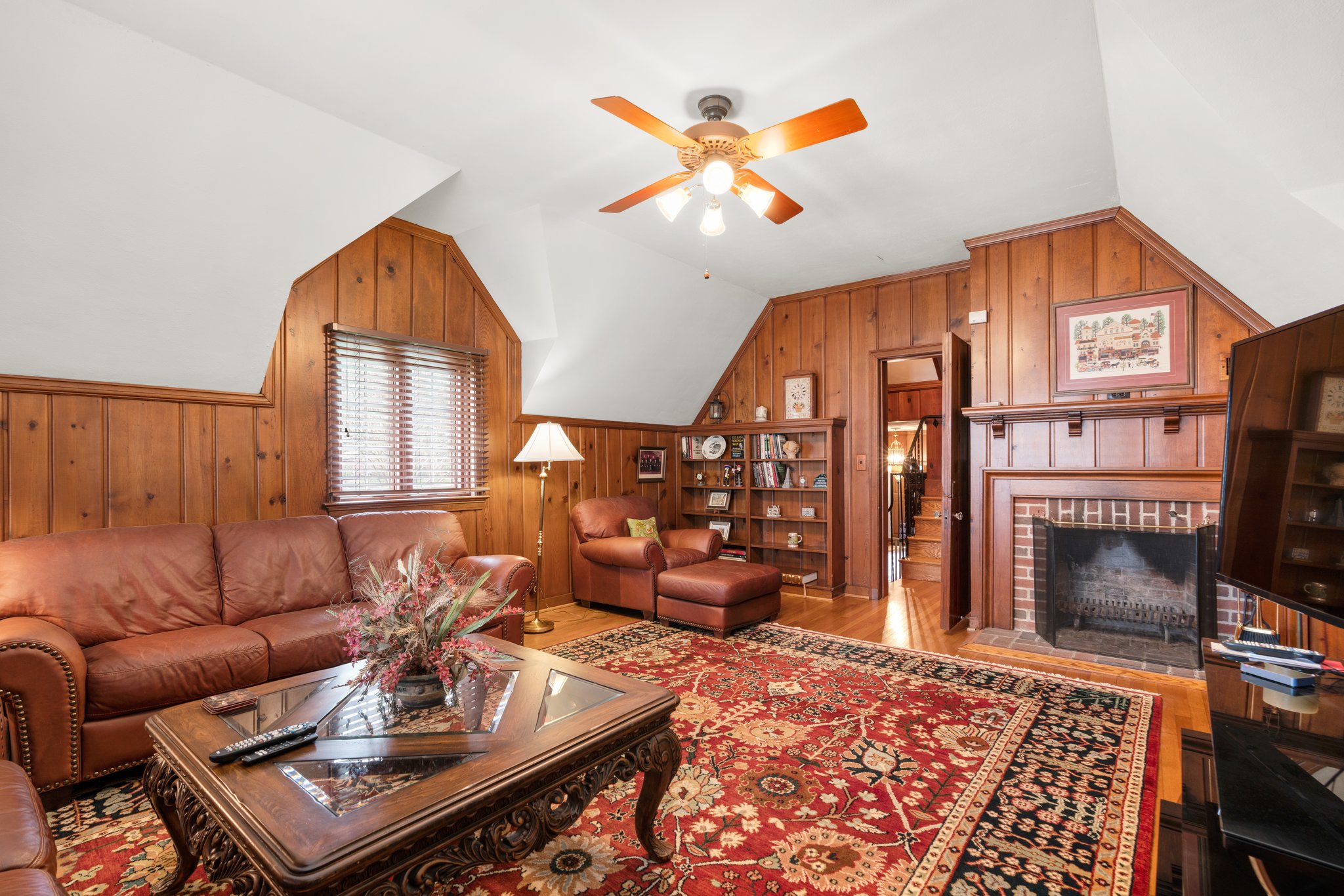 Family Room with Fireplace