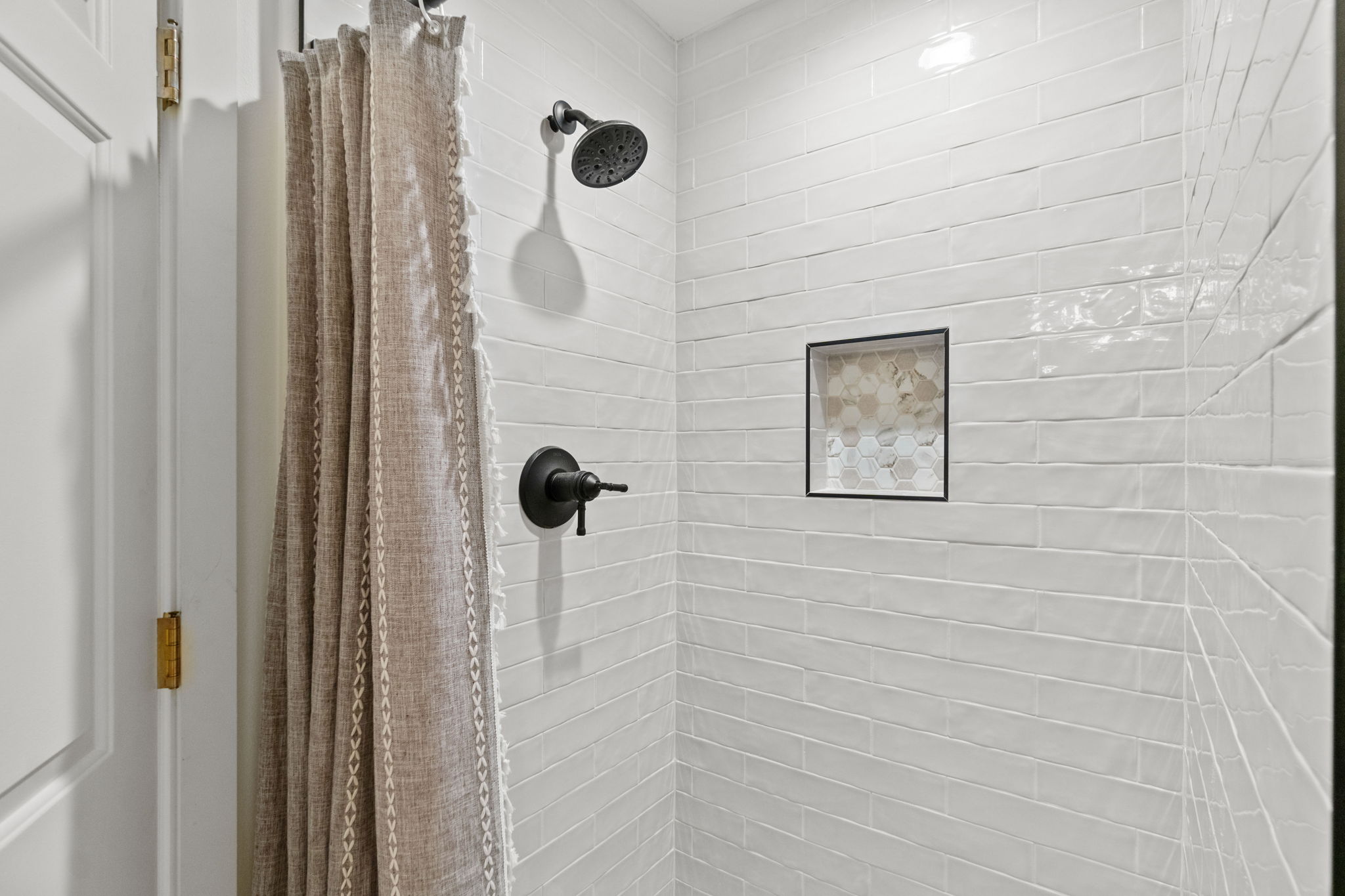 Zero threshold, high end subway tiled showers