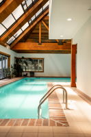 Indoor pool with lap