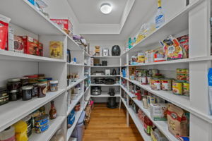 Generous sized pantry