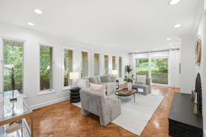 Family Room with built-ins