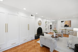 Family Room with built-ins