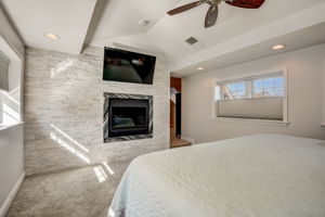 Primary Bedroom with Fire Place