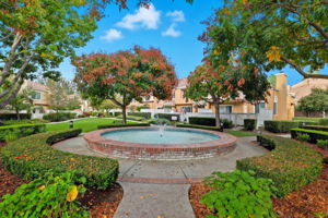 Fountain View at the Complex Entrance