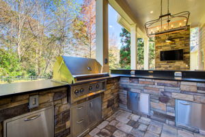 50 Exterior Back Patio A Outdoor Kitchen