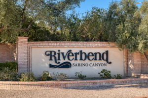 Entrance Sign on Sabino Canyon Road