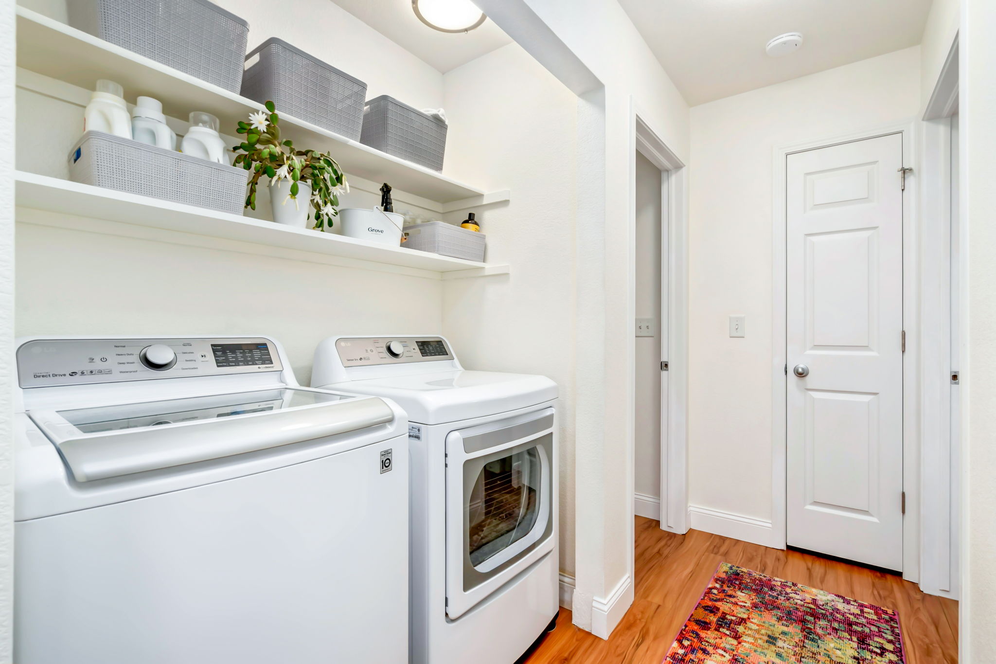 Convenient laundry area