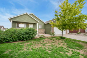 Ranch style home, 3 bedrooms, 2 bathrooms, 2 car garage...room to grow!