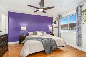 Check out the hidden attic room access!
