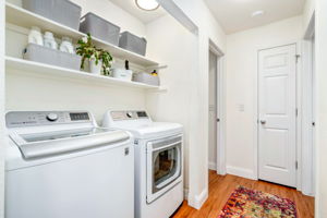 Convenient laundry area