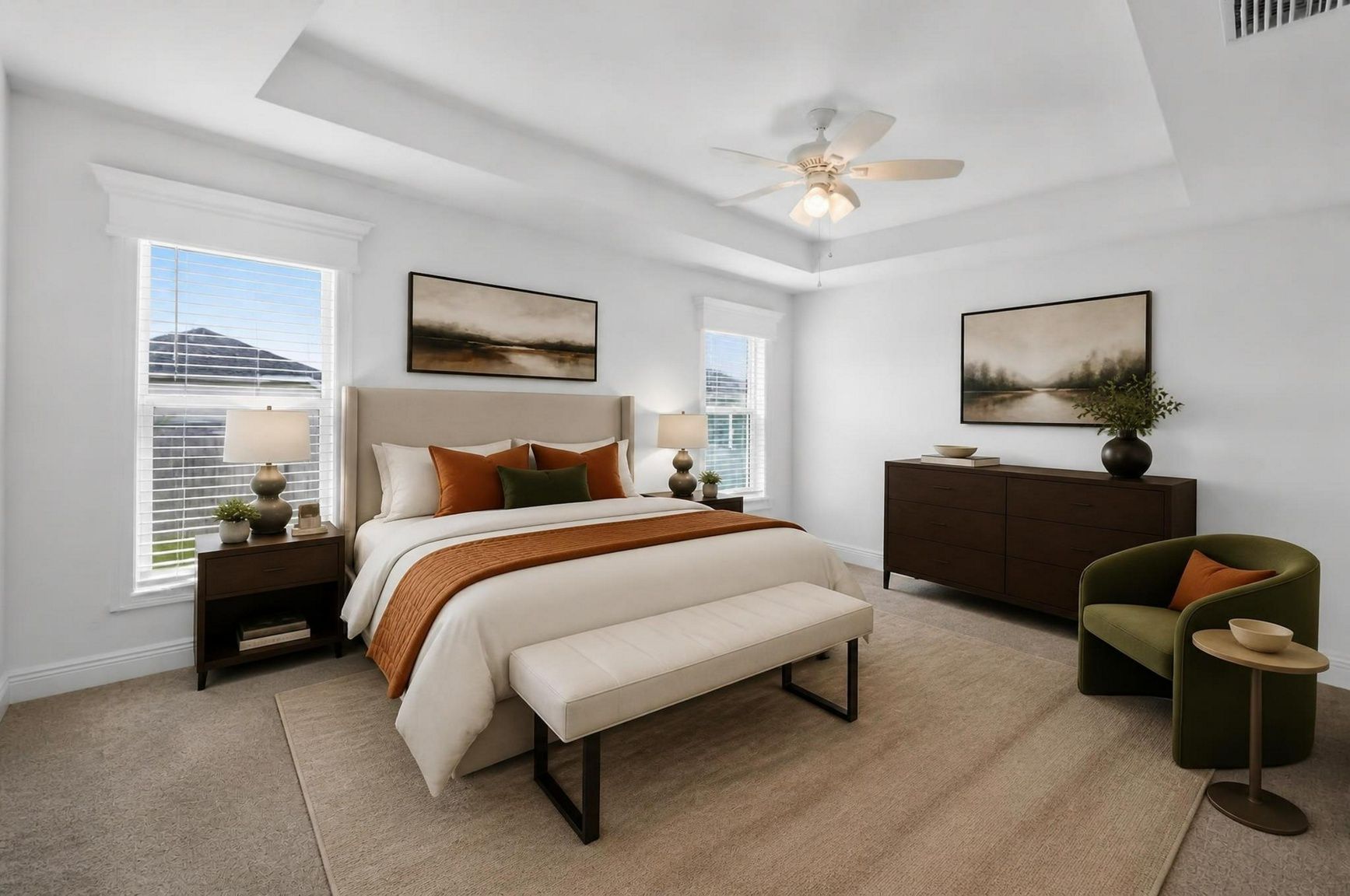 Primary Bedroom-Virtually Staged