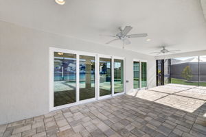 Paver Lanai with Extended Birdcage