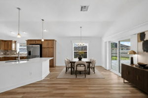 Kitchen and Dining Room-Virtually Staged