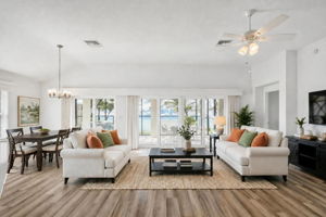 Living and Dining Rooms-Virtually Staged