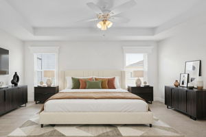 Primary Bedroom-Virtually Staged 2