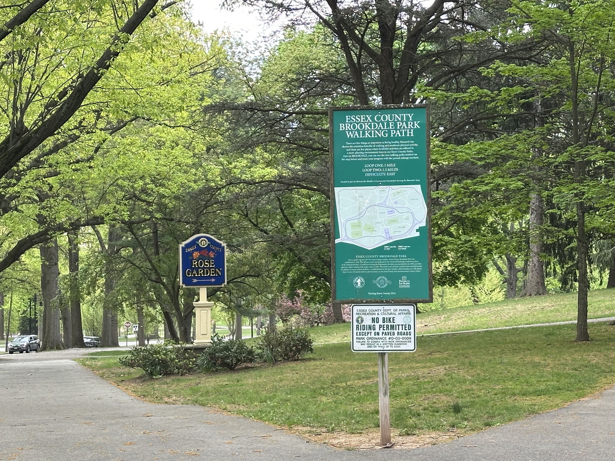 Close to Brookdale park, designed by the same Olmsted Brothers who designed Central Park in NYC
