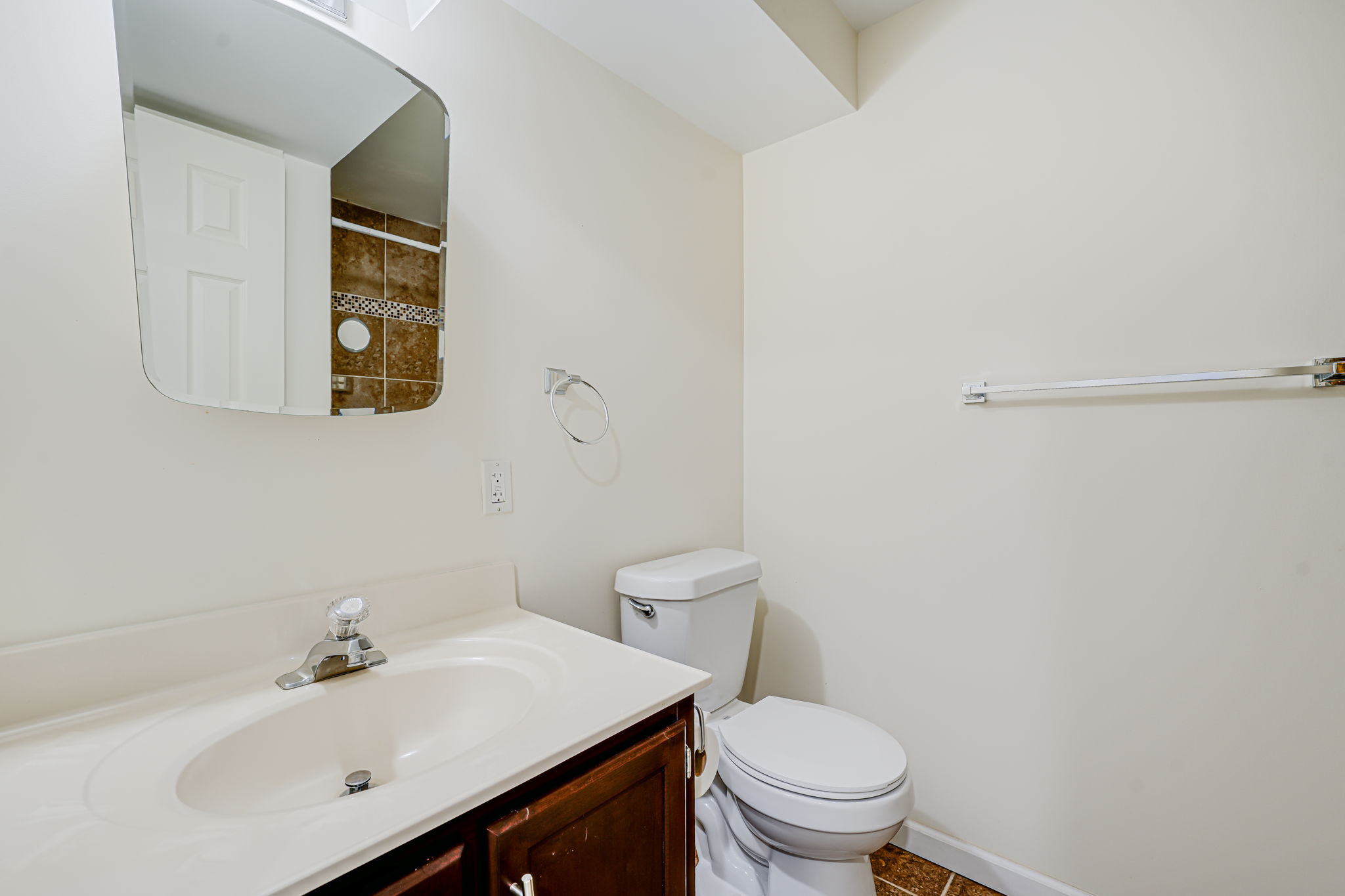 Full bath on lower level