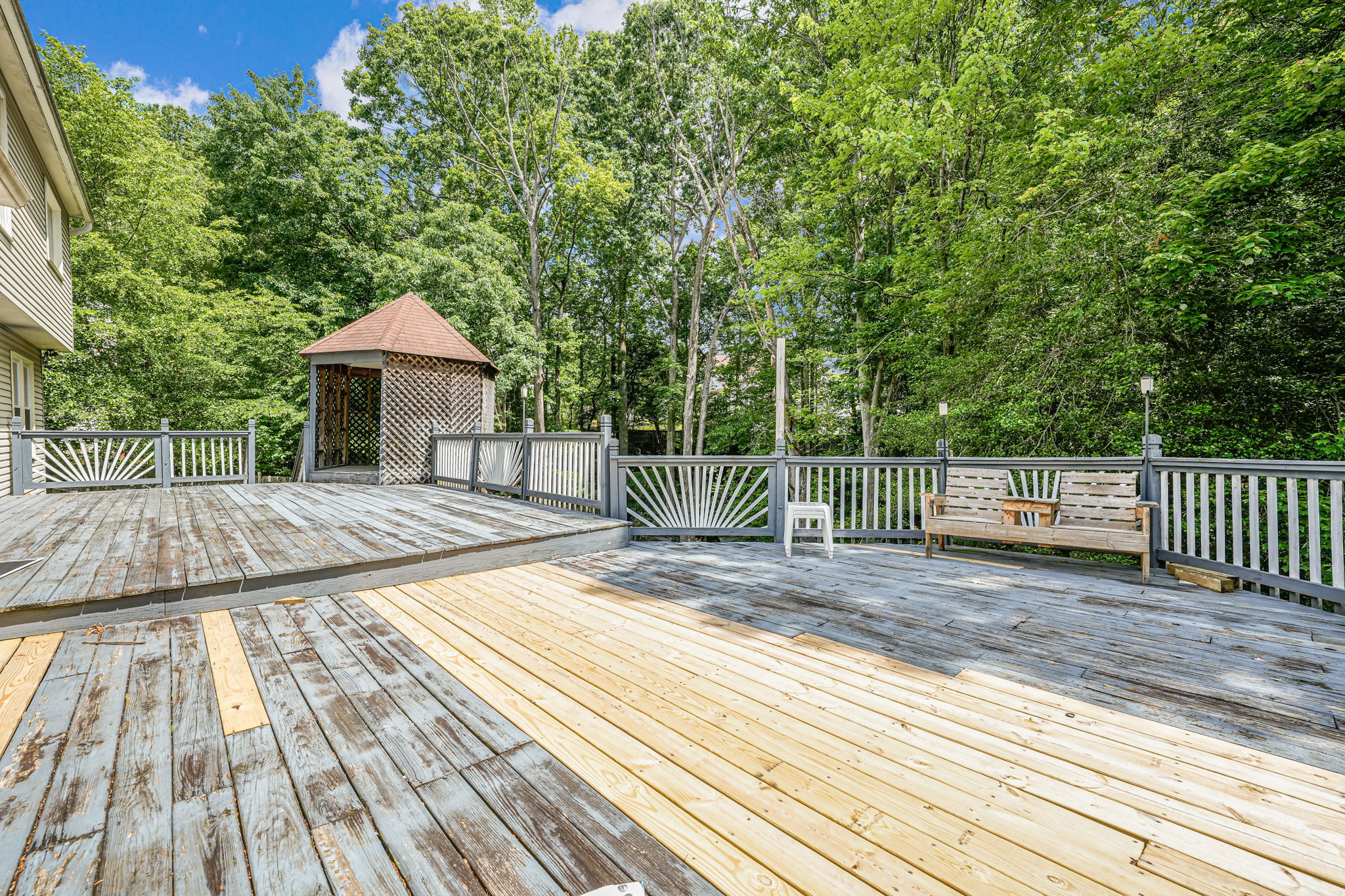 Large back deck