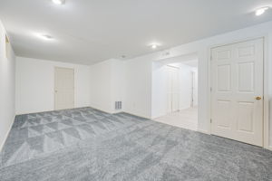 Rec room w/access to storage room