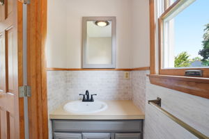 Half Bath in the Primary Bedroom