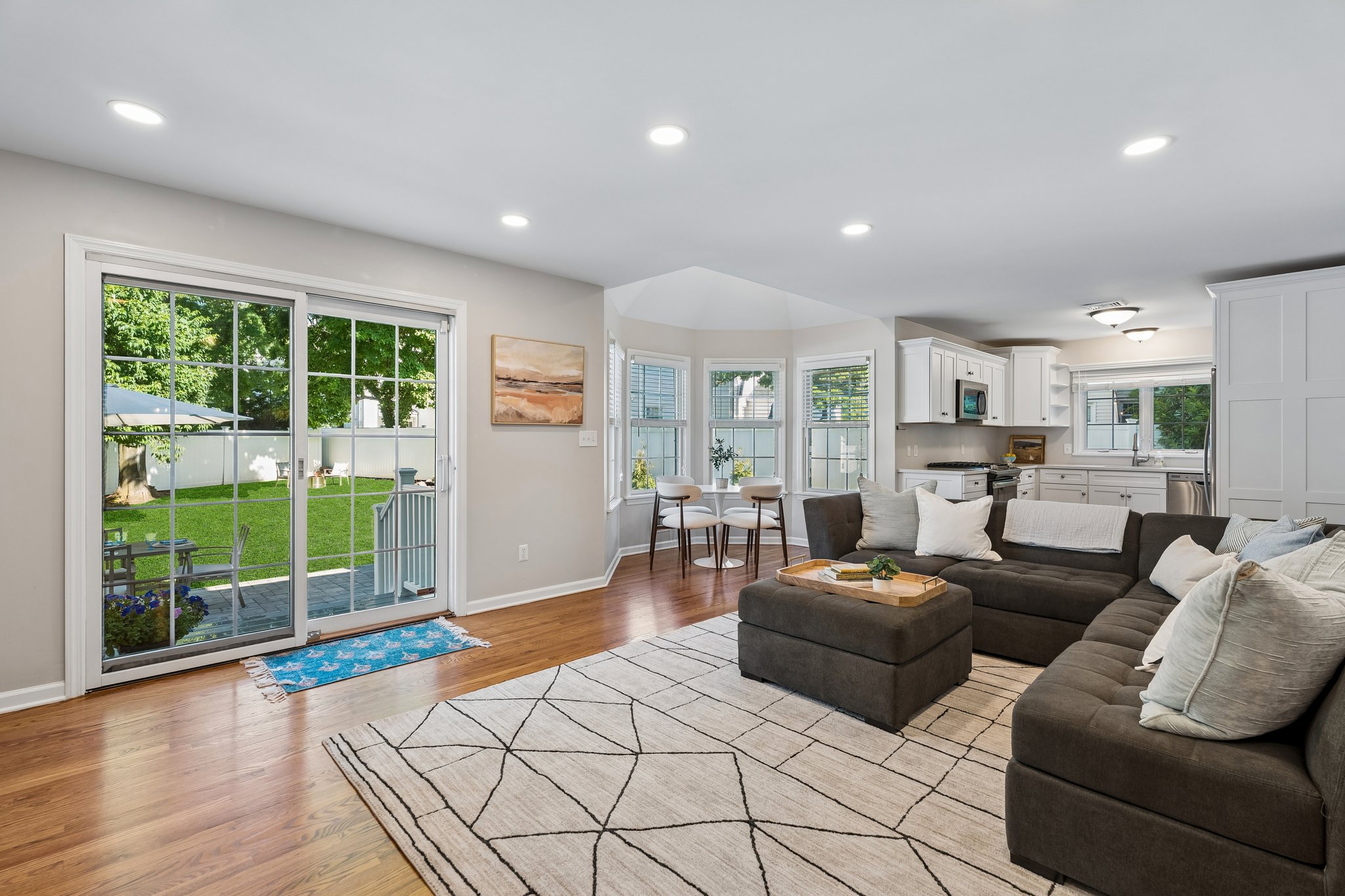 Family Room sliders to patio