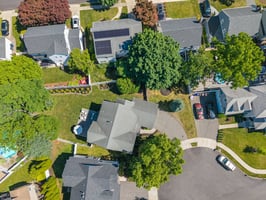 aerial view of Holly Court