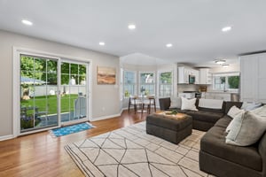 Family Room sliders to patio