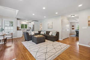 Open concept family room