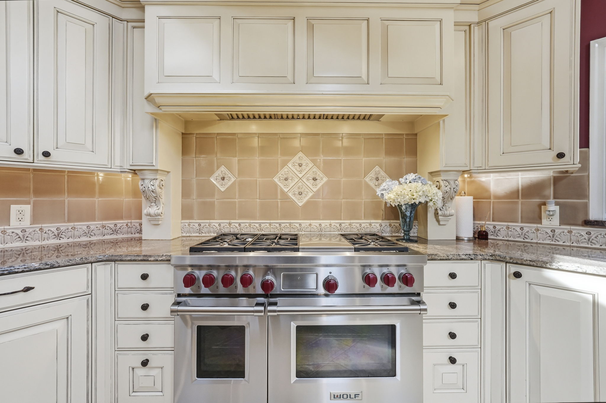 Wolf range and oven with hood