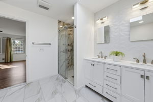 newly renovated modern bathroom