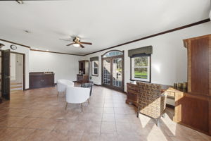 First floor room with access to full bathroom