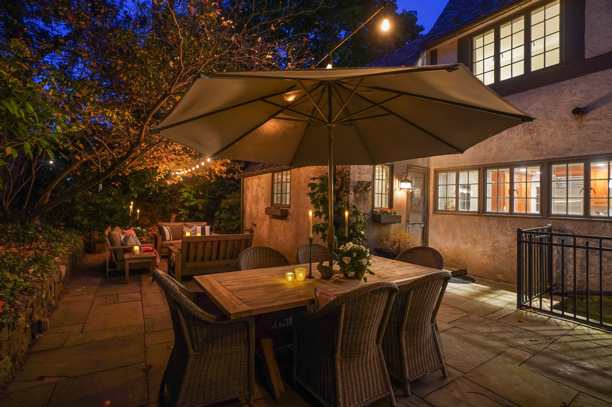 Backdrop for a perfect evening.