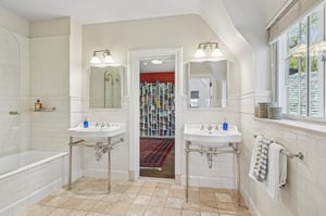 Updated primary ensuite bath.