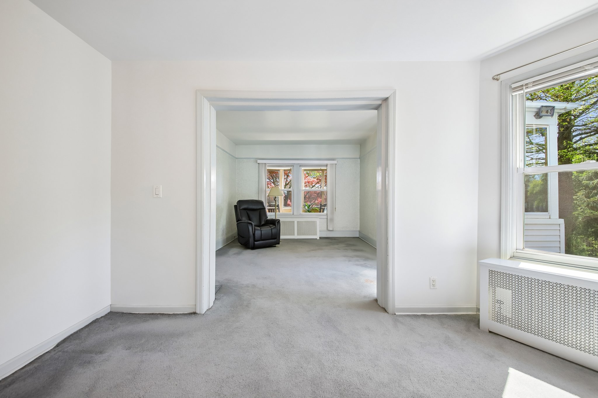 View from Dining Room into Living Room