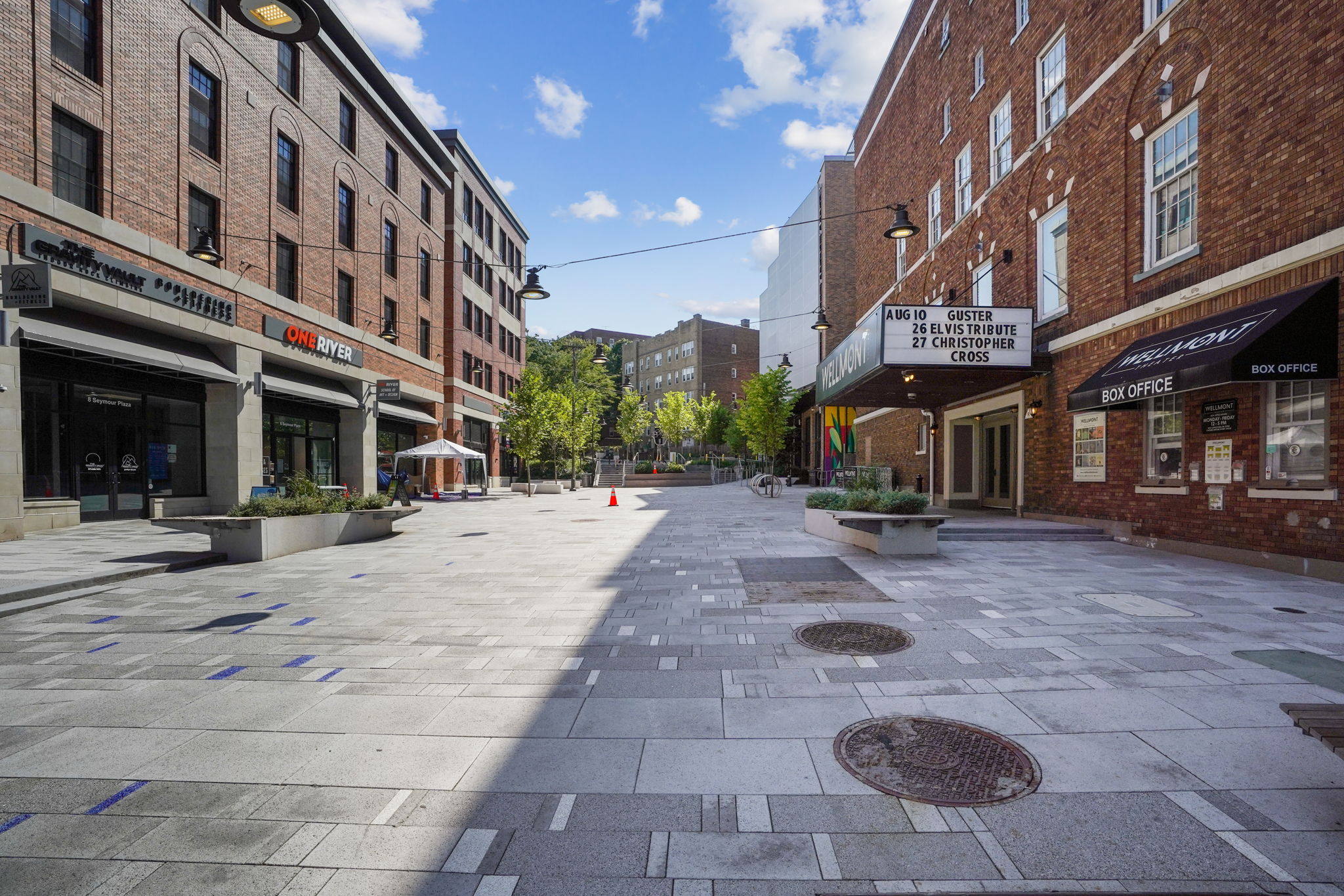 Live music, lights, and a little magic - The Wellmont just around the corner.