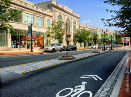 Great shopping and restaurants blocks from home.  Leave the car at home in one of those 5 garage spots!