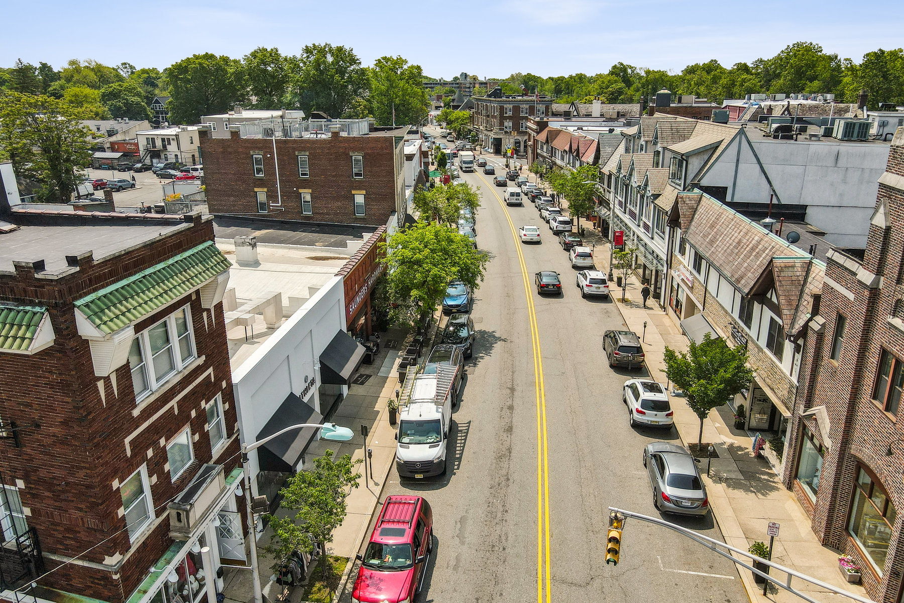 Montclair has about 41,000 residents. Most commute to NYC at least most of the time!