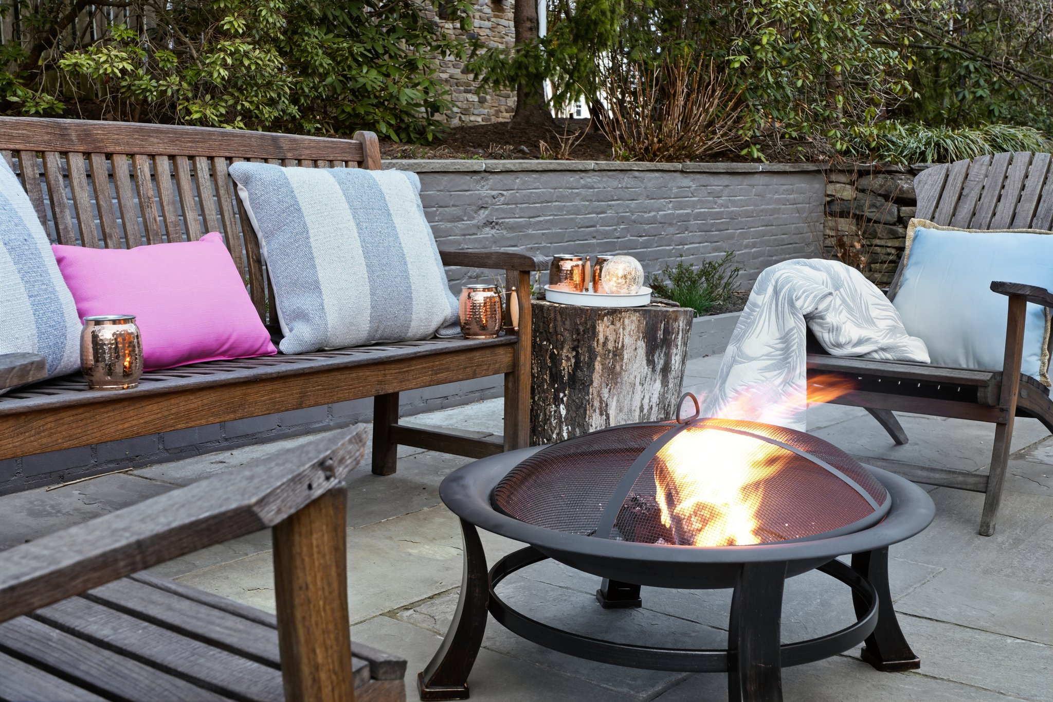 Outdoor living, all year long - fireside evenings, cool nights, warm conversations, and a patio that invites you to stay awhile.