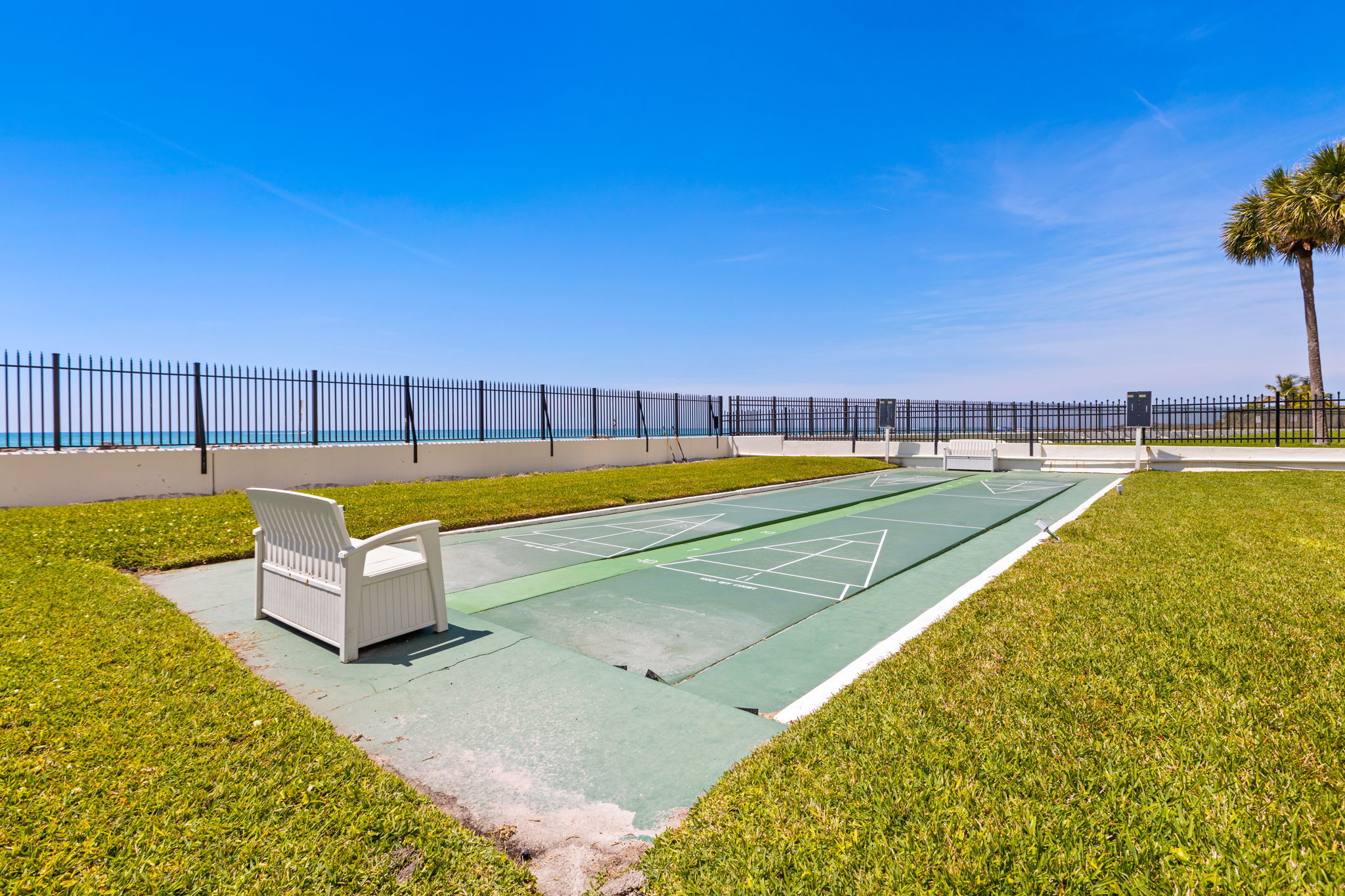 Shuffle board courts