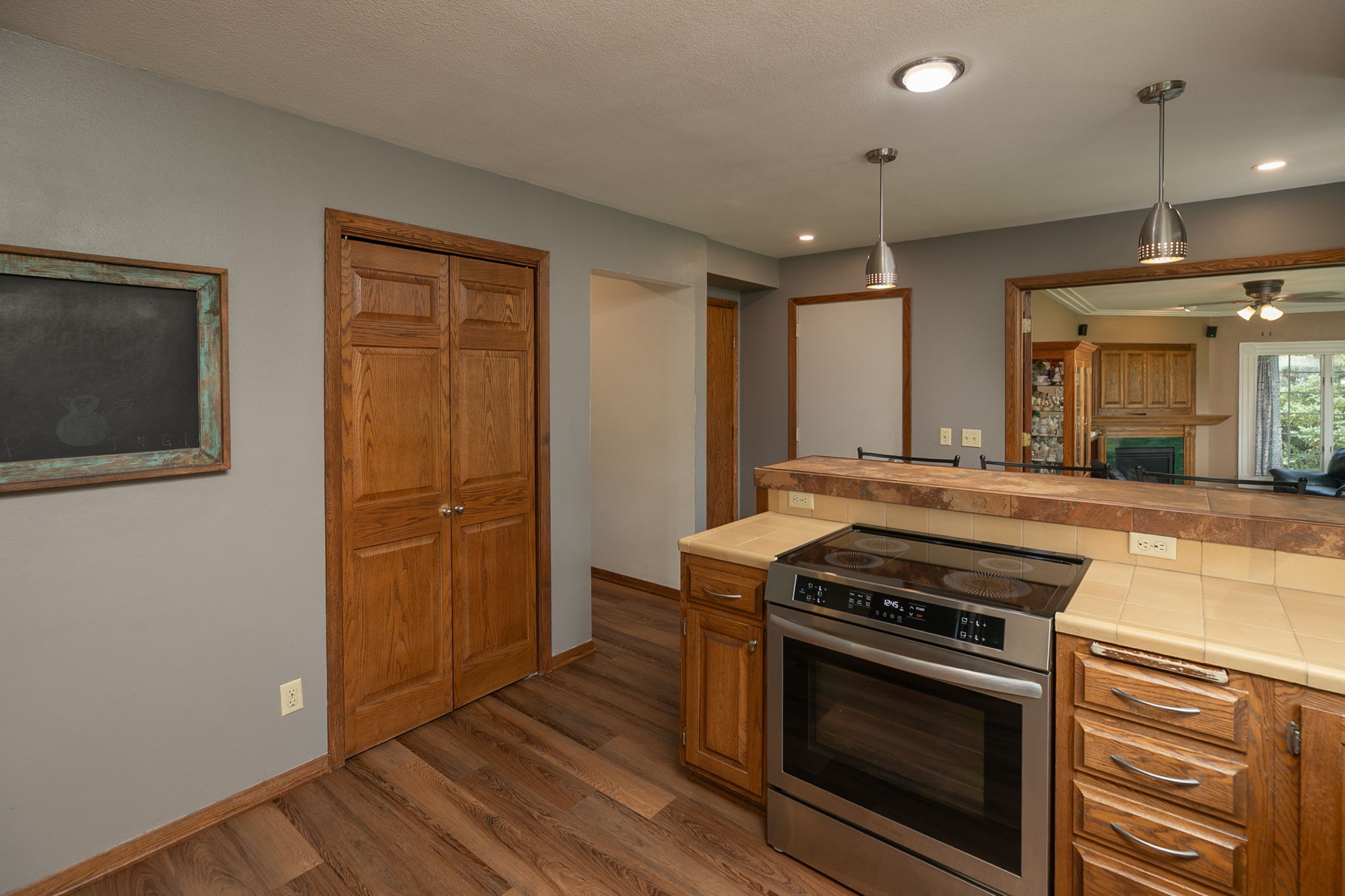 Kitchen with Induction Stove