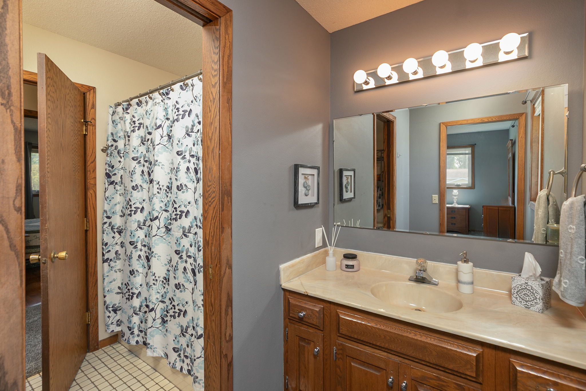 Walk Through Bathroom