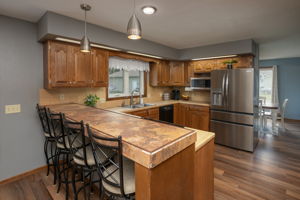 Kitchen with Stainless Appliances