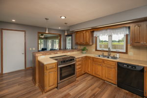 Kitchen with new Flooring