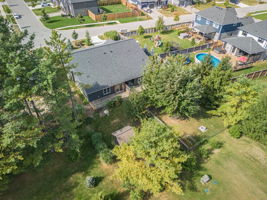 701 & 703 Regent St - aerial view backyard