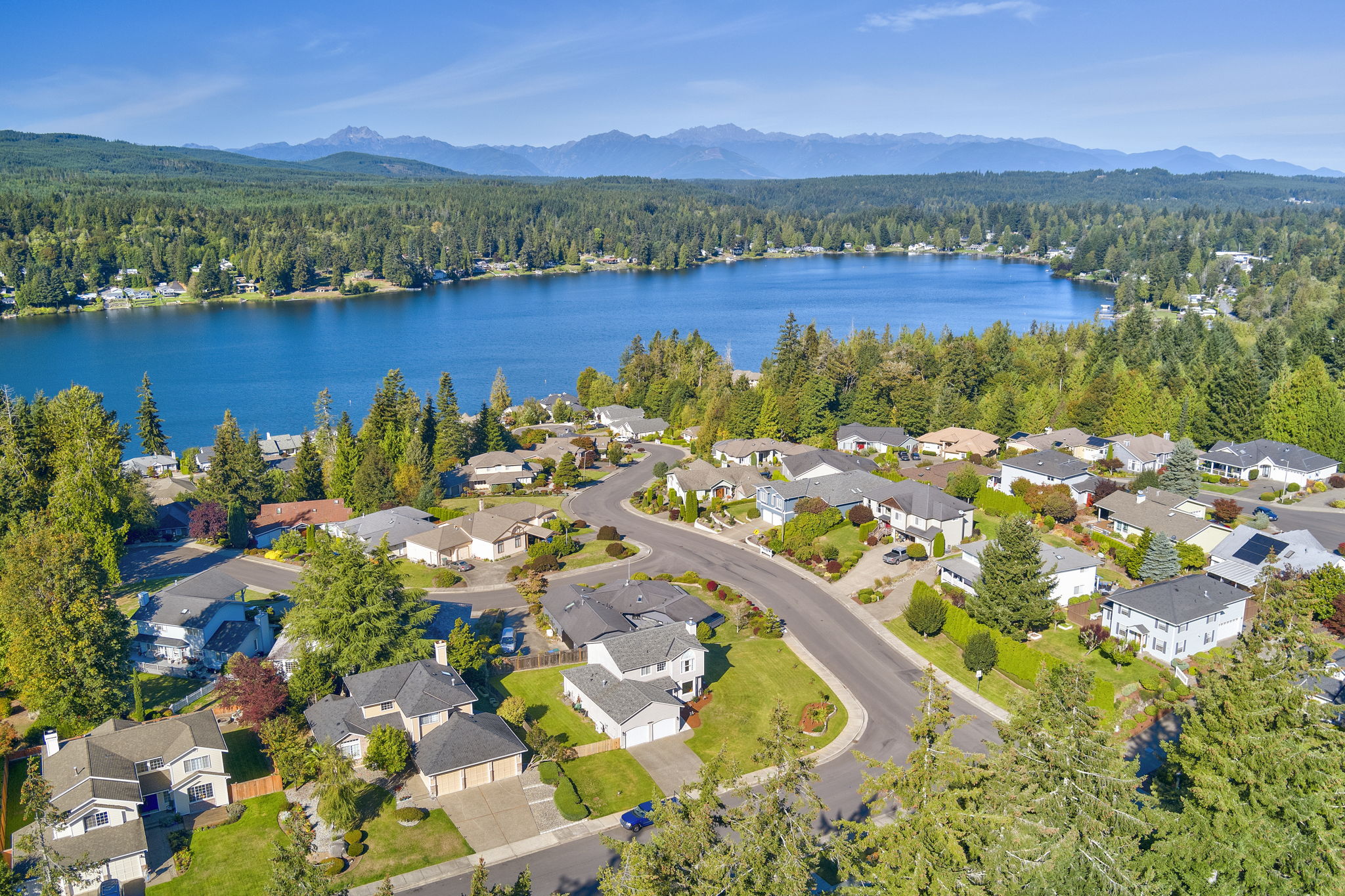 A short jaunt to the gated community dock and park!